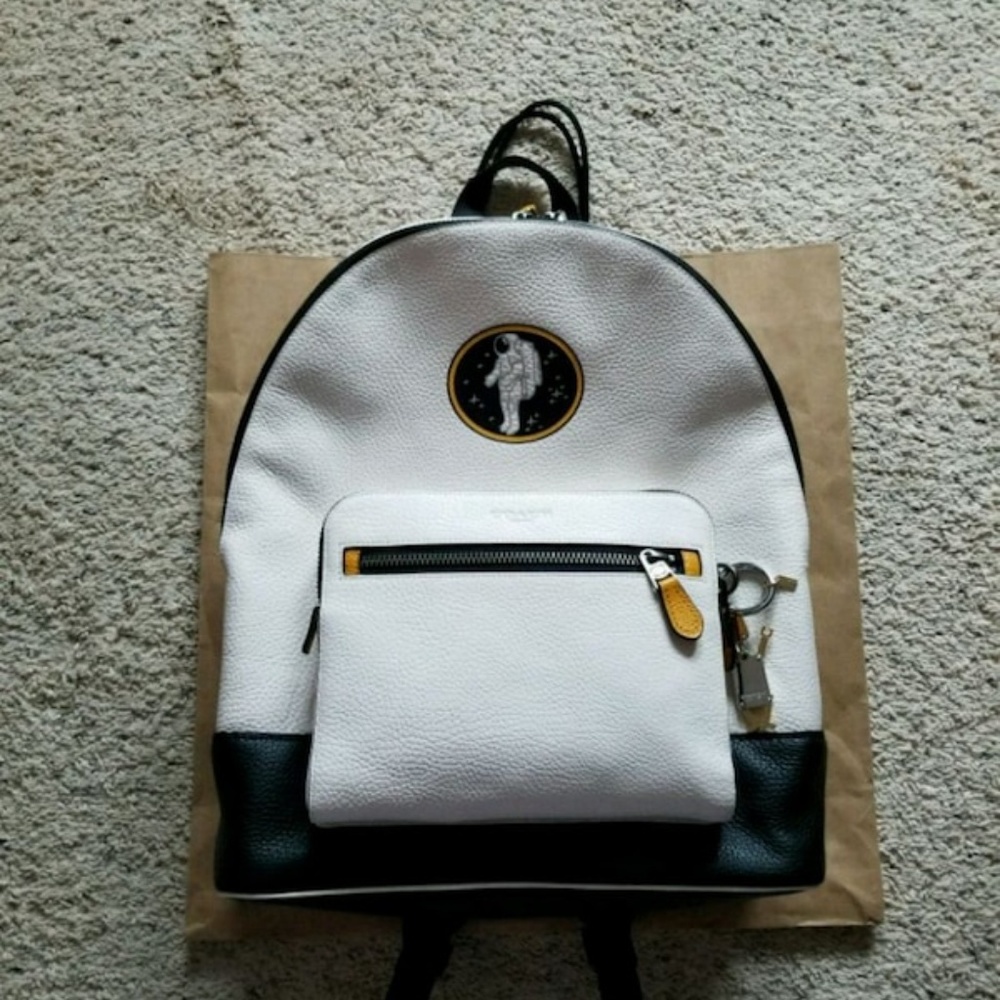COACH X NASA LEATHER BACKPACK